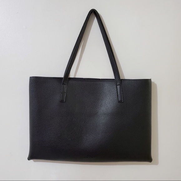 VINCE CAMUTO Vegan Tote Bag Large Black - Picture 9 of 10